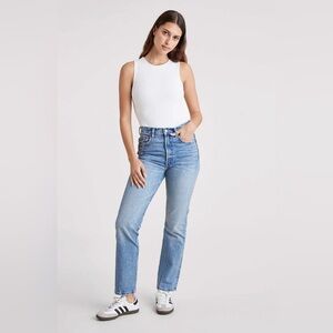 NWT Nuuds Ribbed Crewneck Tank Bodysuit